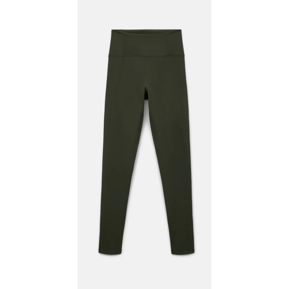 Girlfriend Collective Dark Olive Green Compressive Pocket Leggings